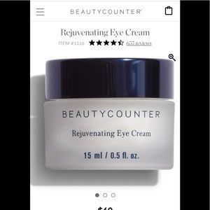 Beautycounter Rejuvenating Eye Cream NIB